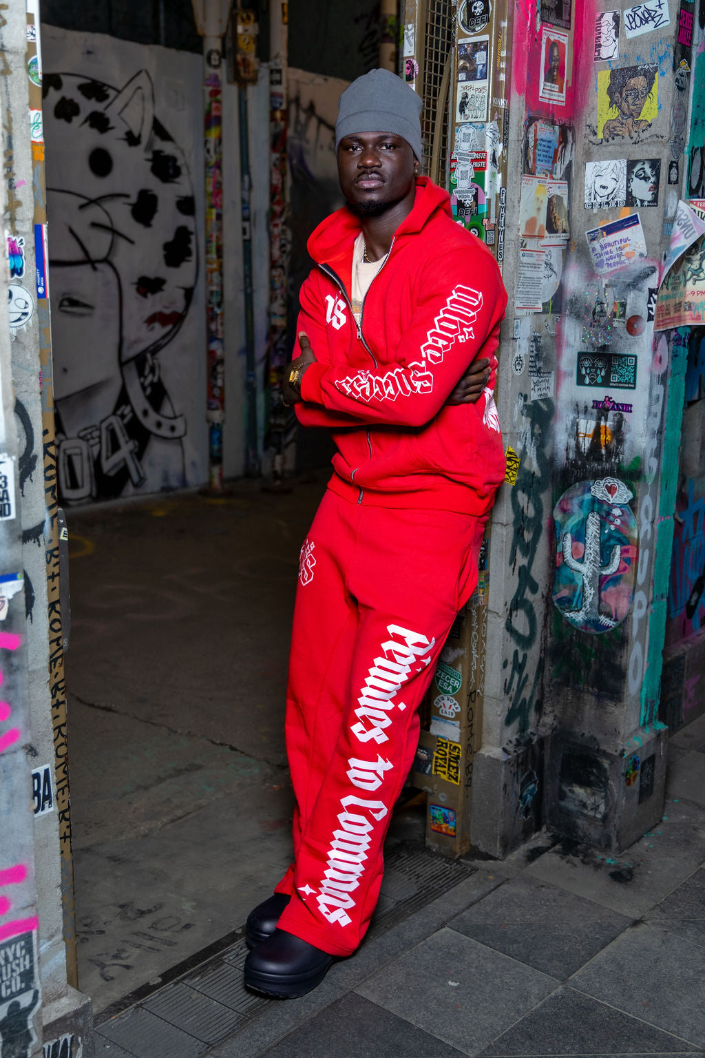 Red MoreSuccess Sweatsuit